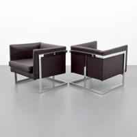 Pair of Milo Baughman Model 3426 Cube Lounge Chairs - Sold for $1,875 on 03-03-2018 (Lot 482).jpg